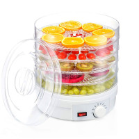 Електросушарка для овочів і фруктів 350 Вт з терморегулятором 5 піддонів  сушарка для пастили м'яса та риби Food Dehydrator